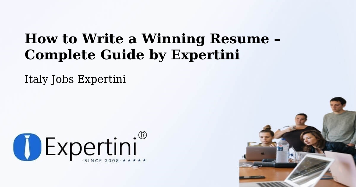 Resume Writing Guide for Job Seekers – Crotone - Crotone, Italy Jobs Expertini